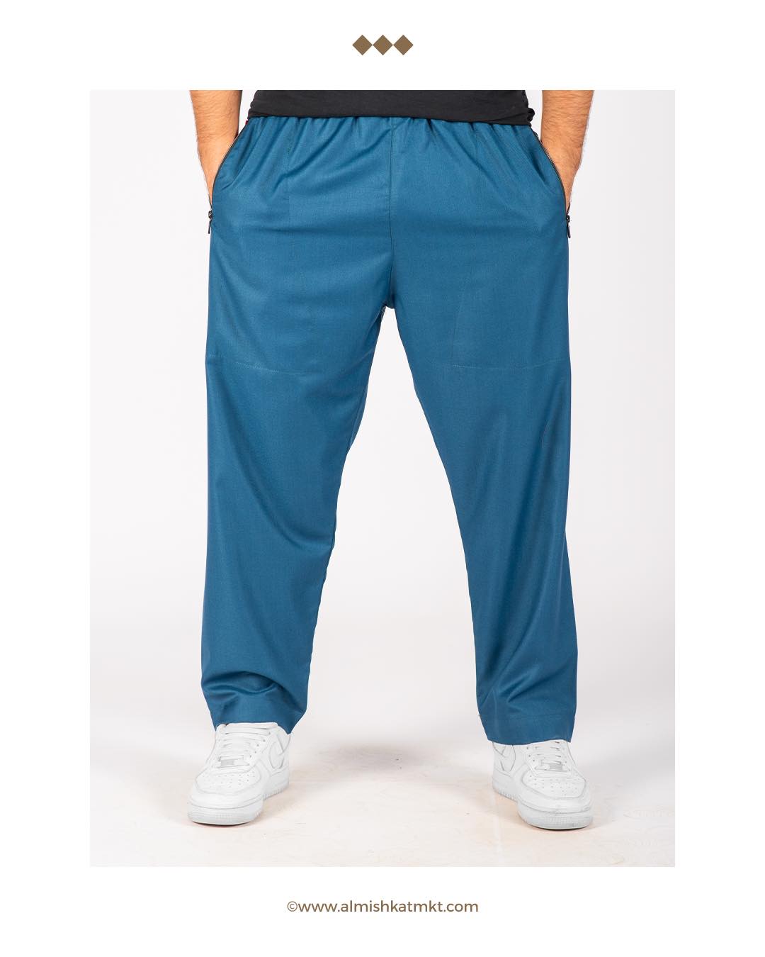 سروال قطني طويل