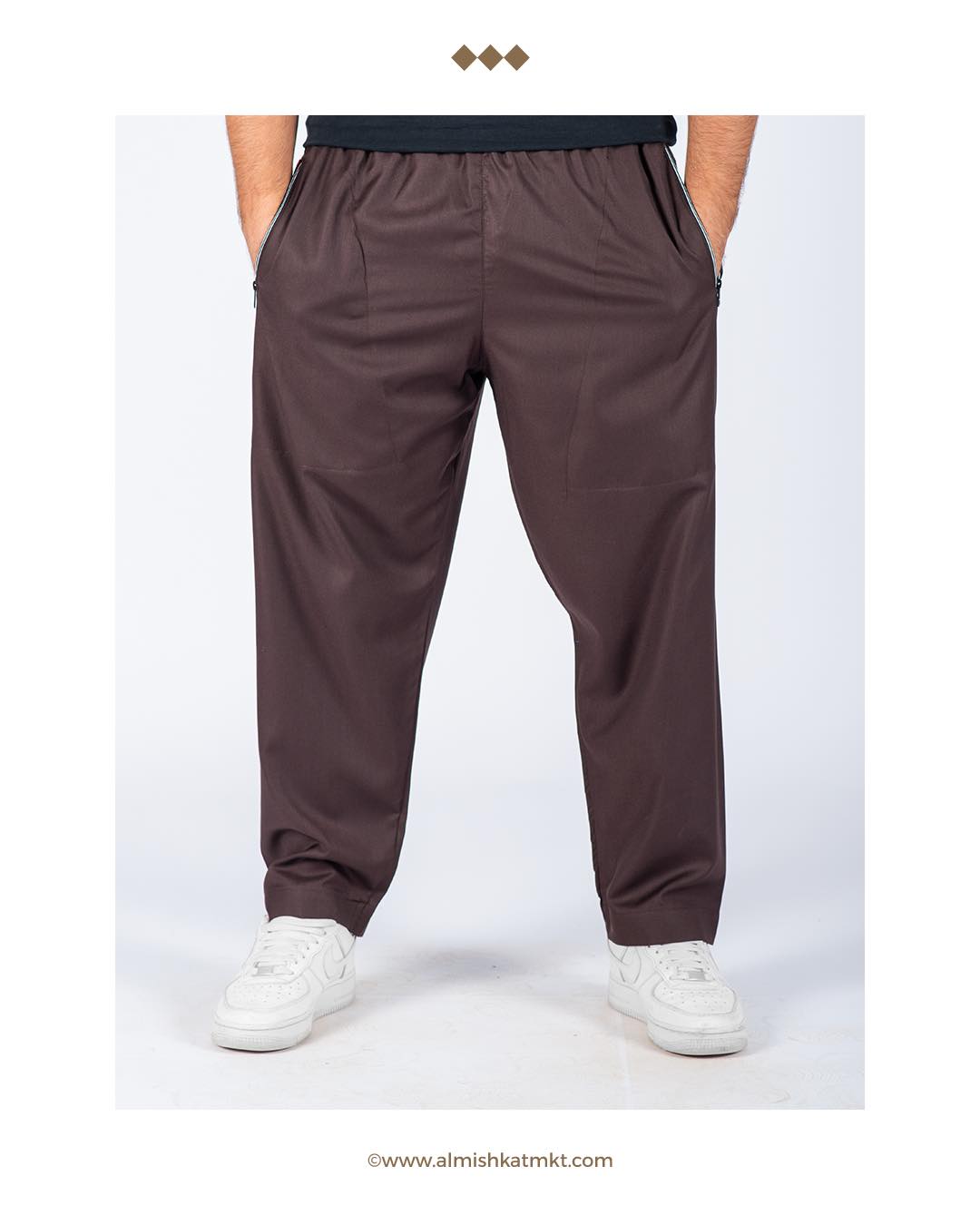 سروال قطني طويل